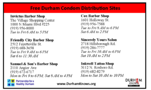 Durham HIV testing card Update FINAL PRINTING 03132018.pub Page 2 Durham Knows