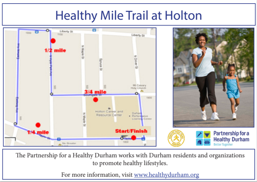 HMT at Holton postcard Healthy Mile Trails