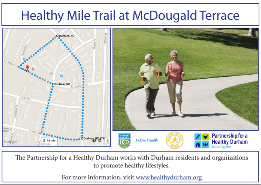 HMT at McDougald postcard Healthy Mile Trails